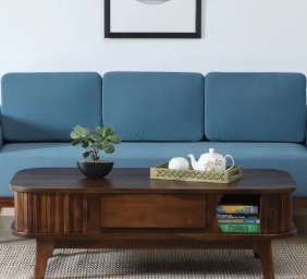 Peshtigo Sheesham Wood Arm Chair In Warm Chestnut Finish